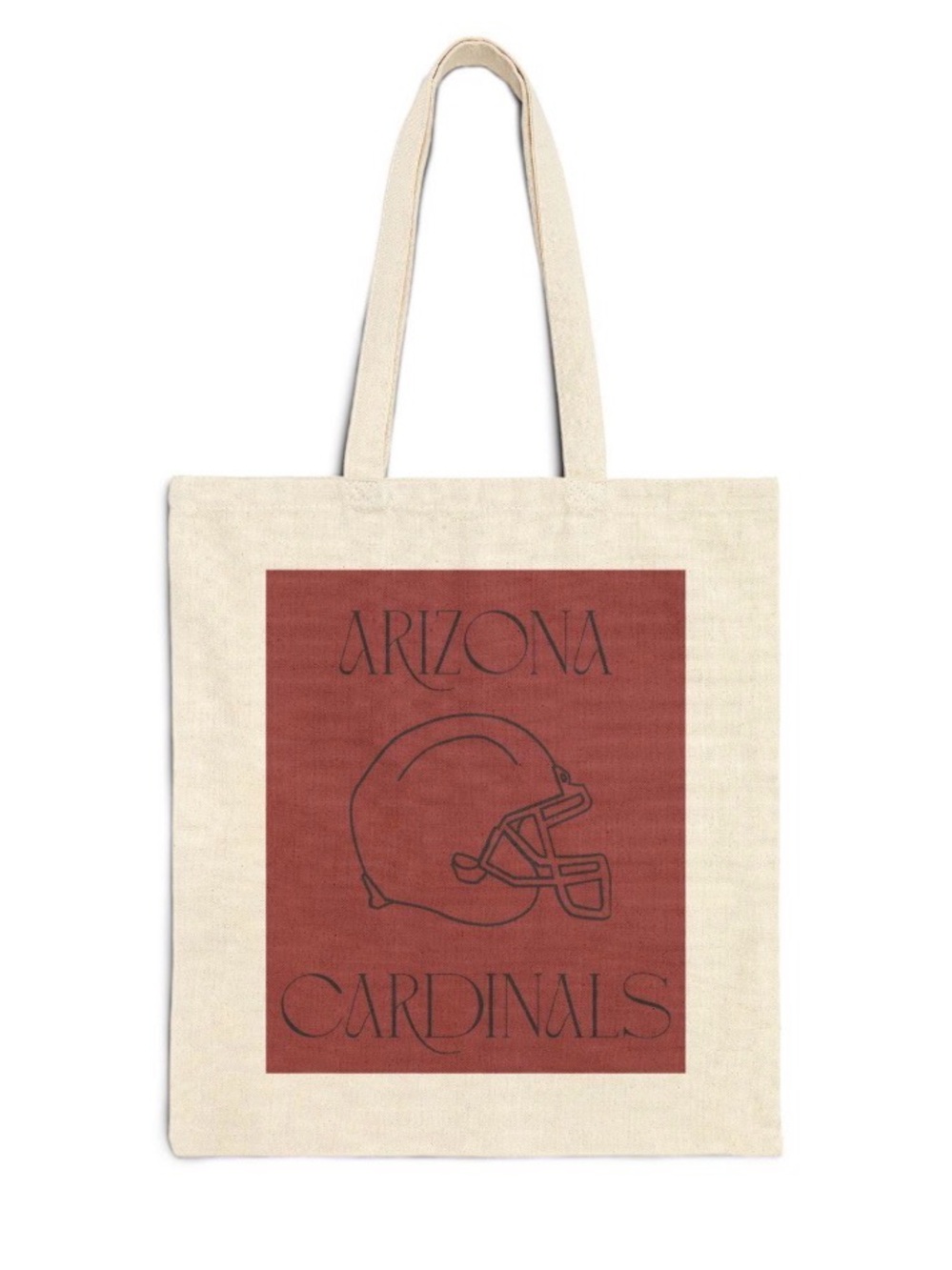 Arizona Cardinals Cream and Red Tote Bag